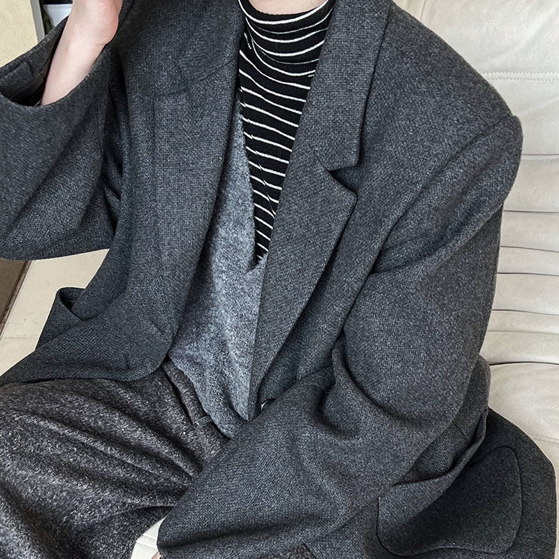 BALANCE Cropped Double Blazer