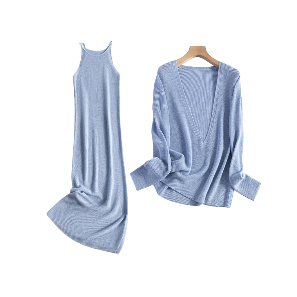 BALANCE French Knit Two Piece Dress Set