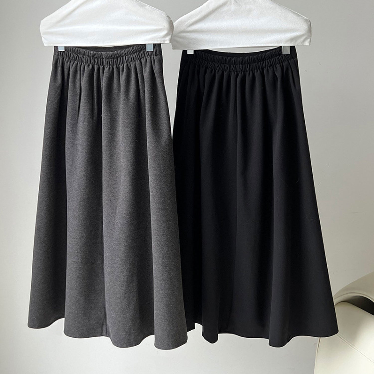 BALANCE Pleated Midi Skirt