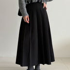 BALANCE Pleated Midi Skirt