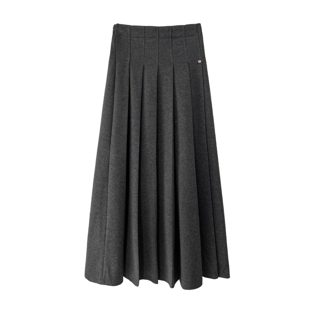 BALANCE Pleated Midi Skirt