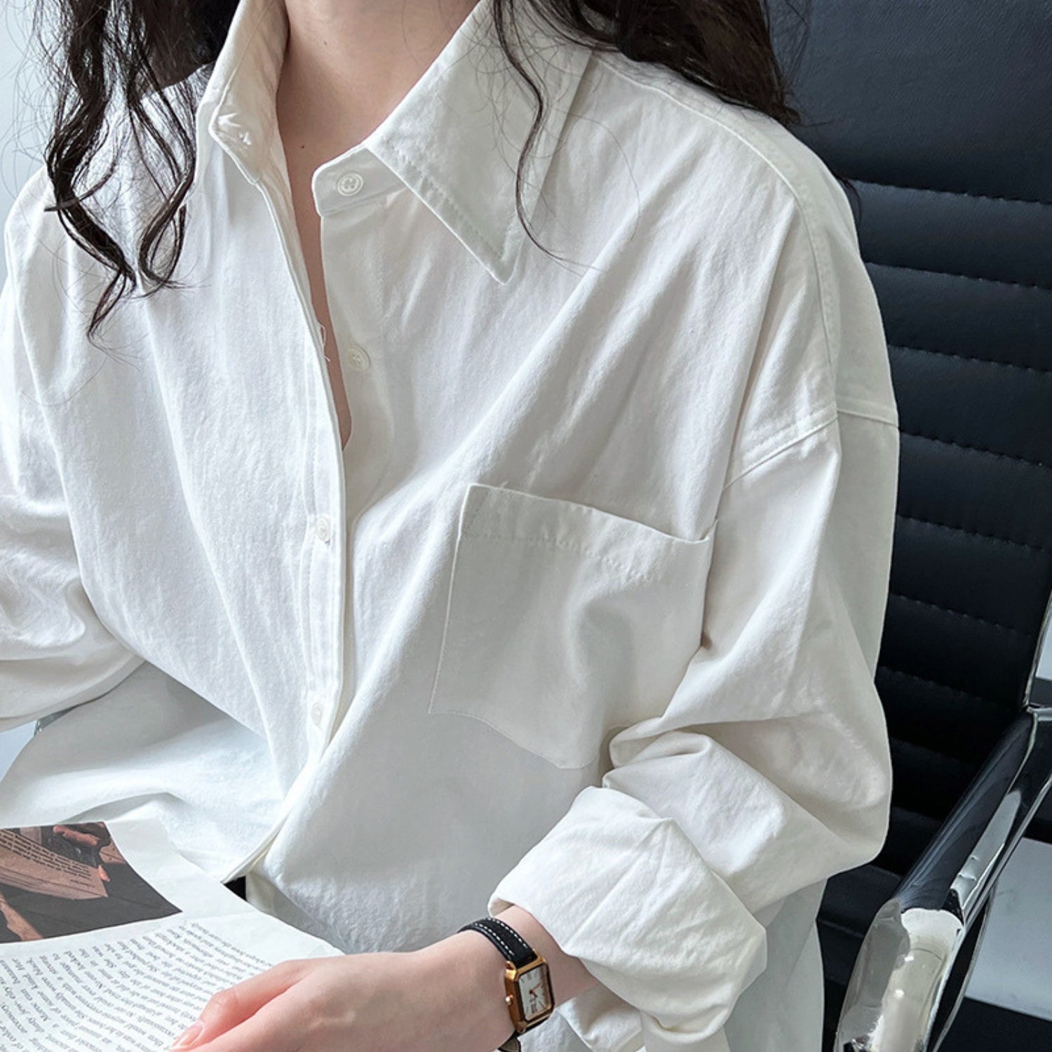 BALANCE Relaxed Oxford Shirt