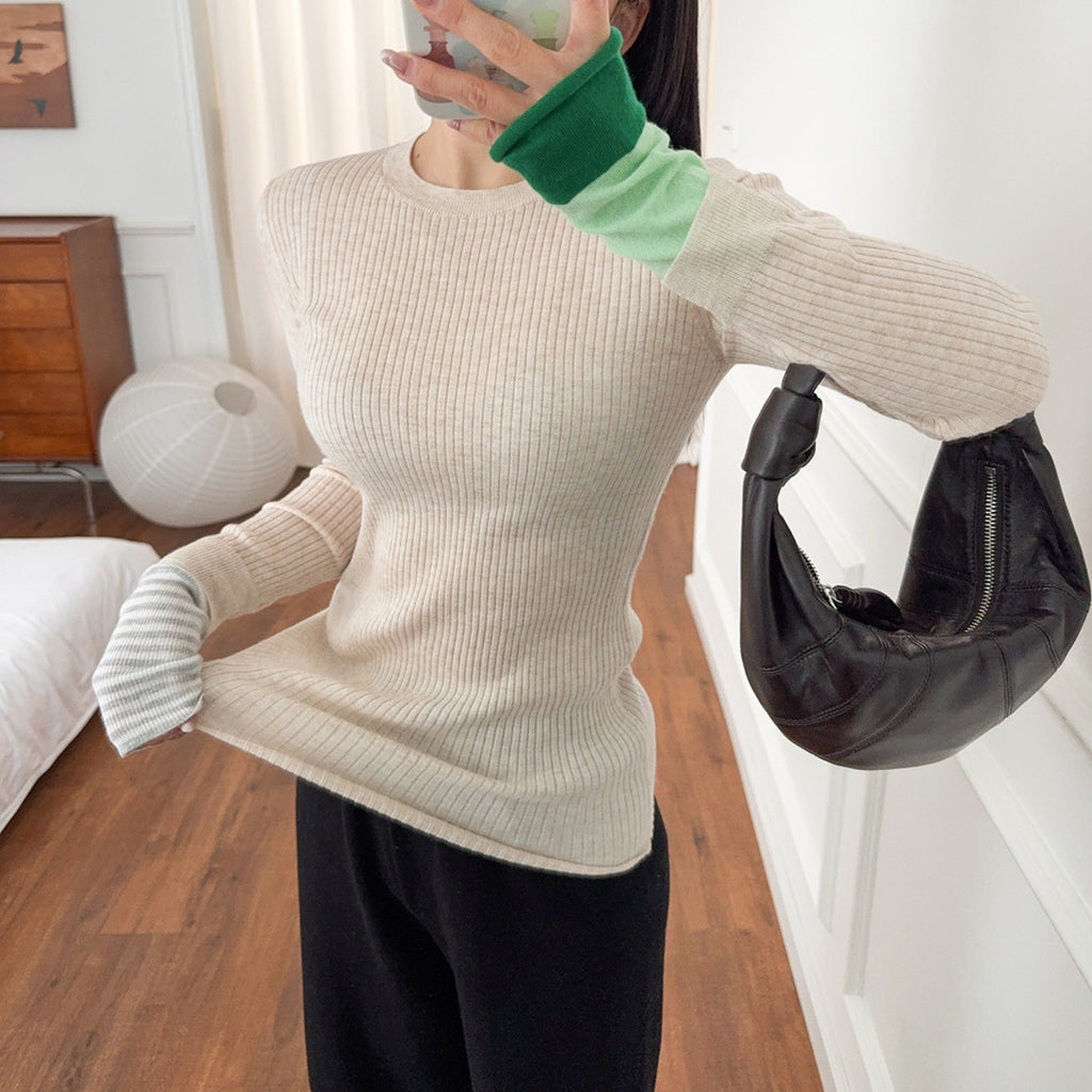 BALANCE Textured Crew Knit