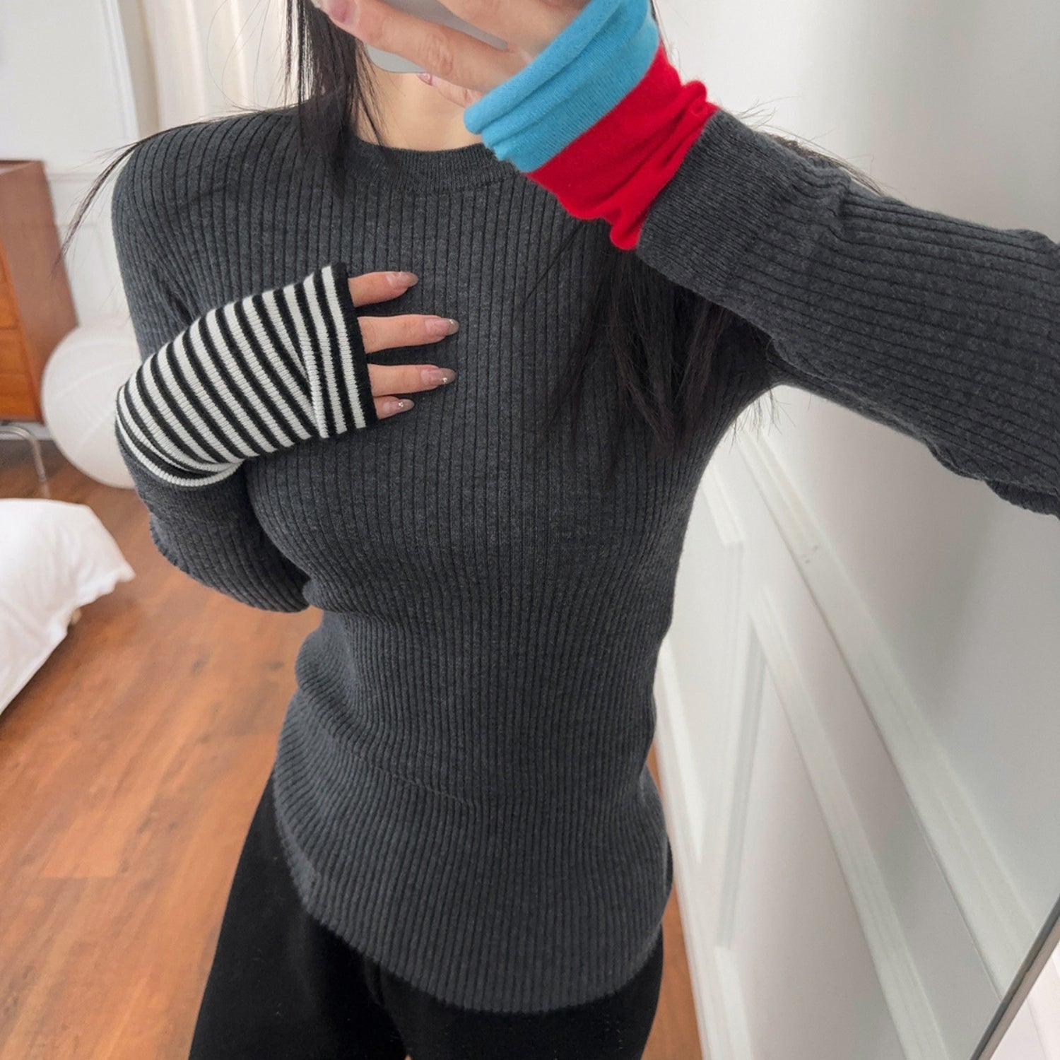 BALANCE Textured Crew Knit