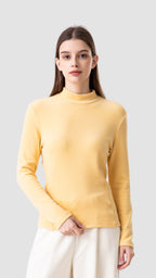 BALANCE Wool Stand Collar Essential Top